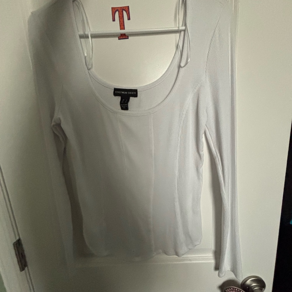 White Corset Long Sleeve